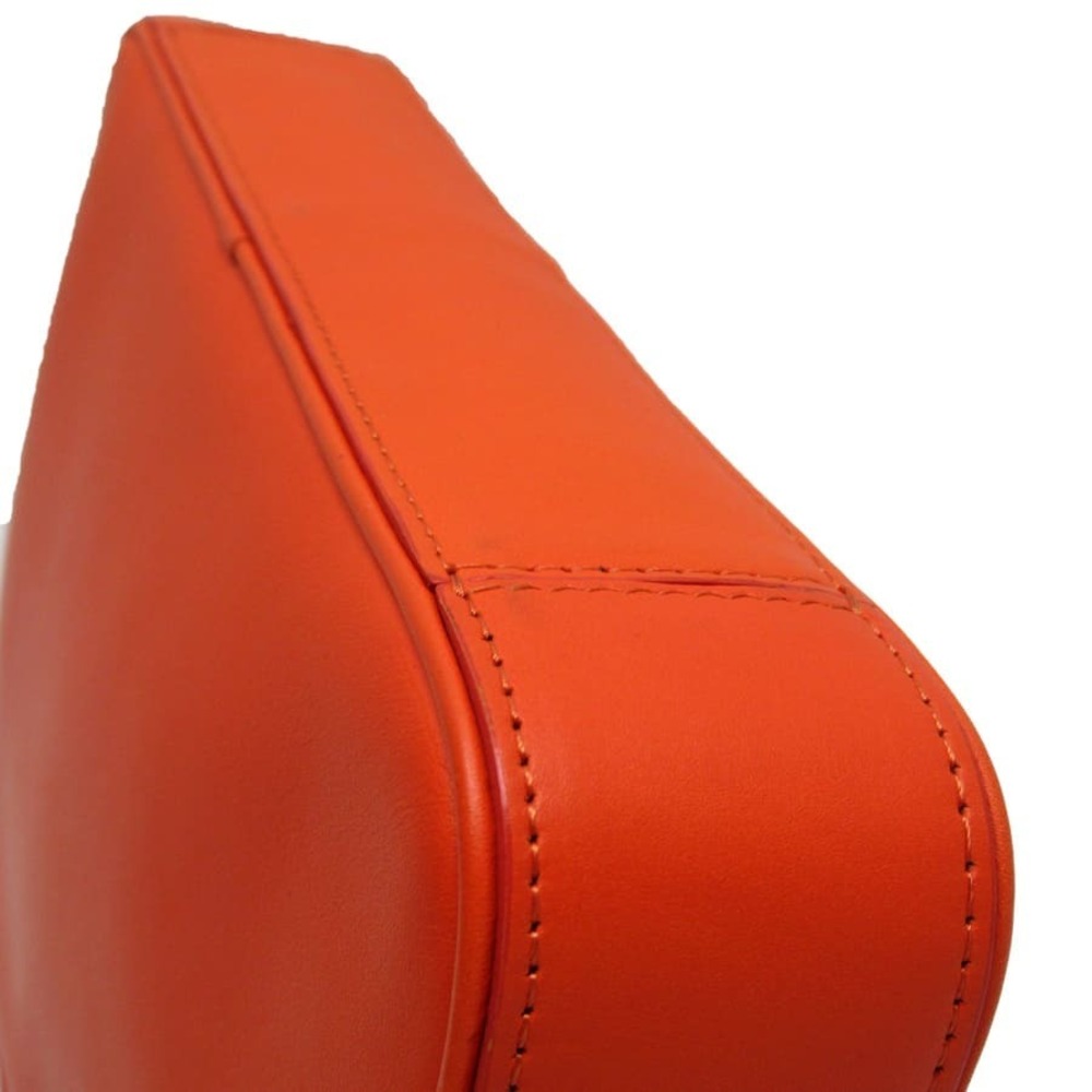 Celine Shoulder leather clutch orange bag - Picture 4 of 4